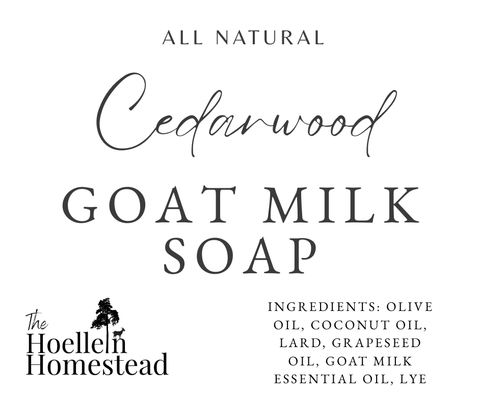 Cedarwood Goat Milk Soap