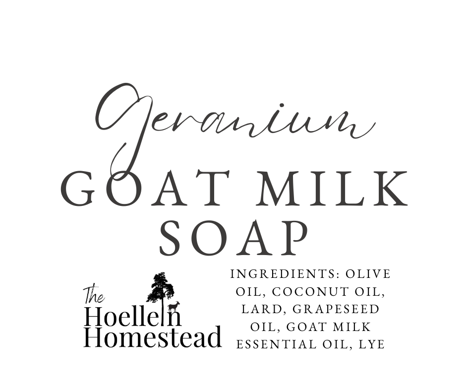 Geranium Goat Milk Soap